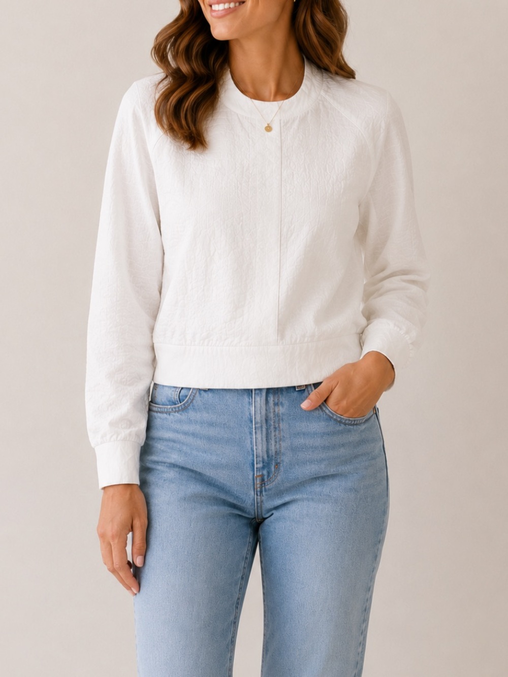 Hanh Merriman White‎ Button up Longsleeve Medium